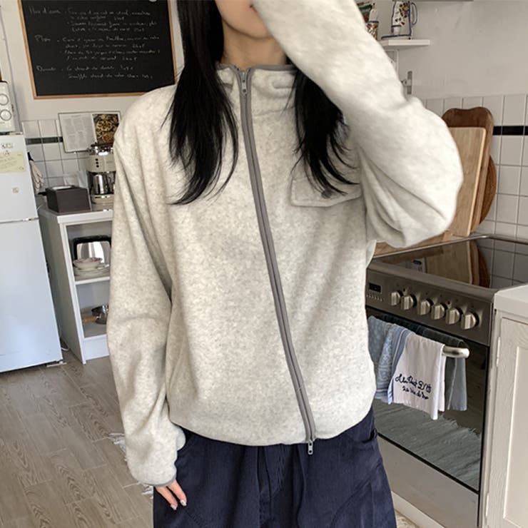 リラックスコレクター☆ボアフリース フード付き ショート丈アウター | 17kg | 詳細画像18 