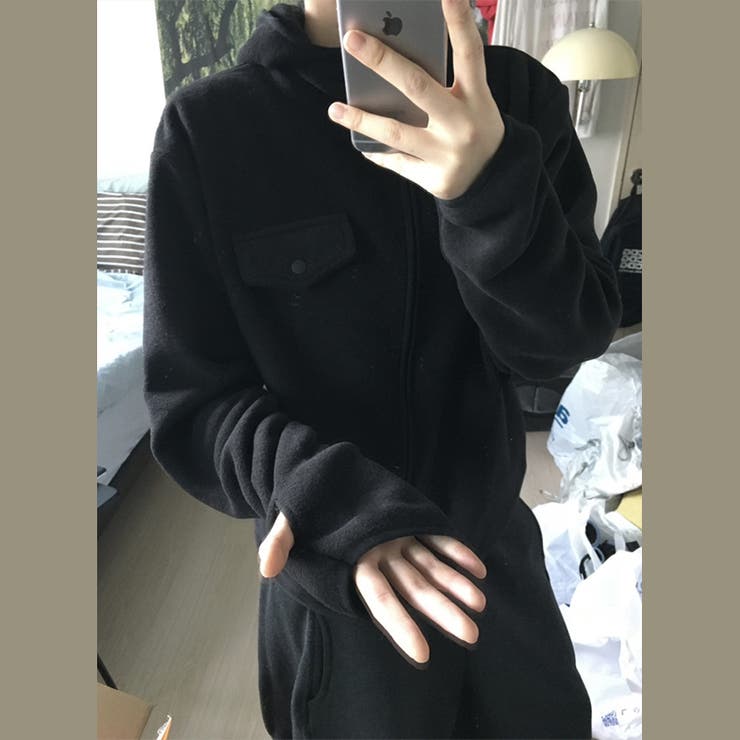 リラックスコレクター☆ボアフリース フード付き ショート丈アウター | 17kg | 詳細画像41 