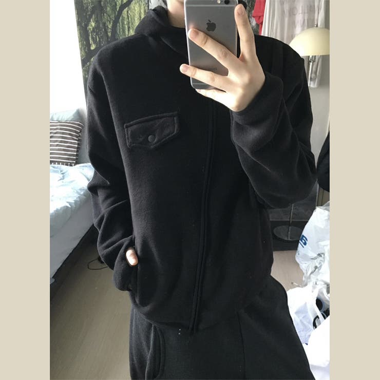 リラックスコレクター☆ボアフリース フード付き ショート丈アウター | 17kg | 詳細画像42 