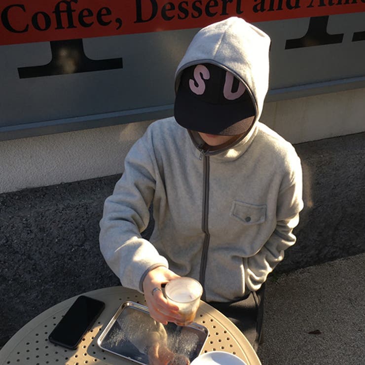 リラックスコレクター☆ボアフリース フード付き ショート丈アウター | 17kg | 詳細画像45 