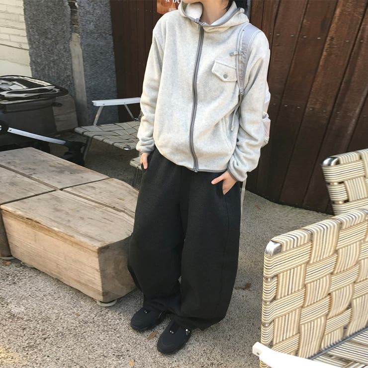 リラックスコレクター☆ボアフリース フード付き ショート丈アウター | 17kg | 詳細画像48 