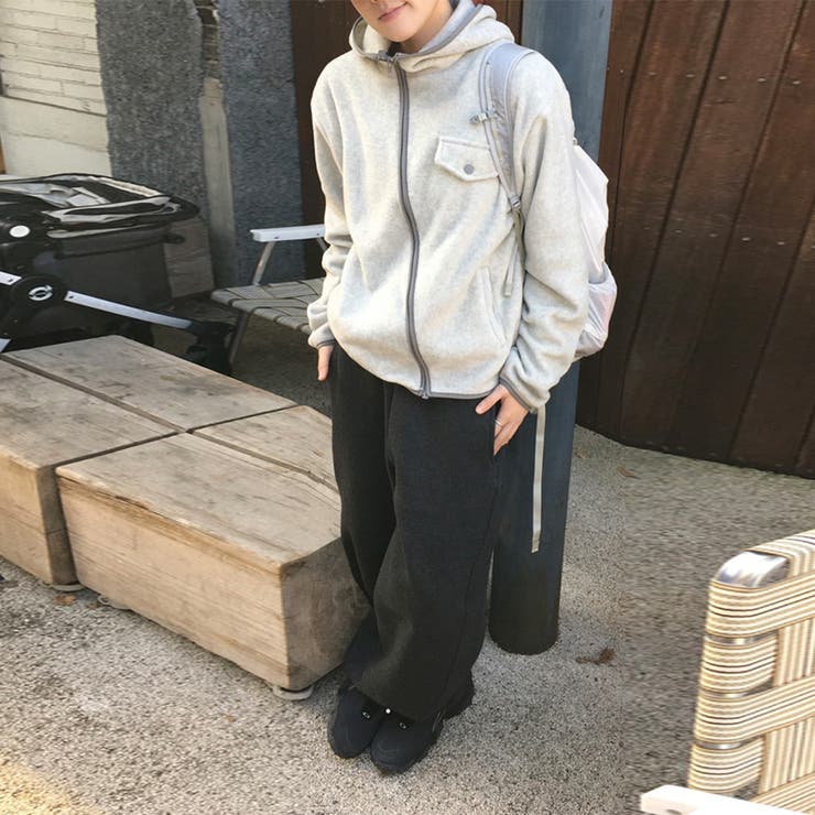 リラックスコレクター☆ボアフリース フード付き ショート丈アウター | 17kg | 詳細画像50 