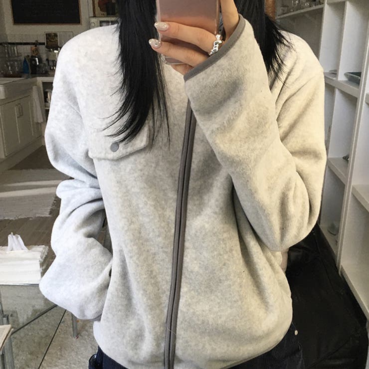 リラックスコレクター☆ボアフリース フード付き ショート丈アウター | 17kg | 詳細画像5 