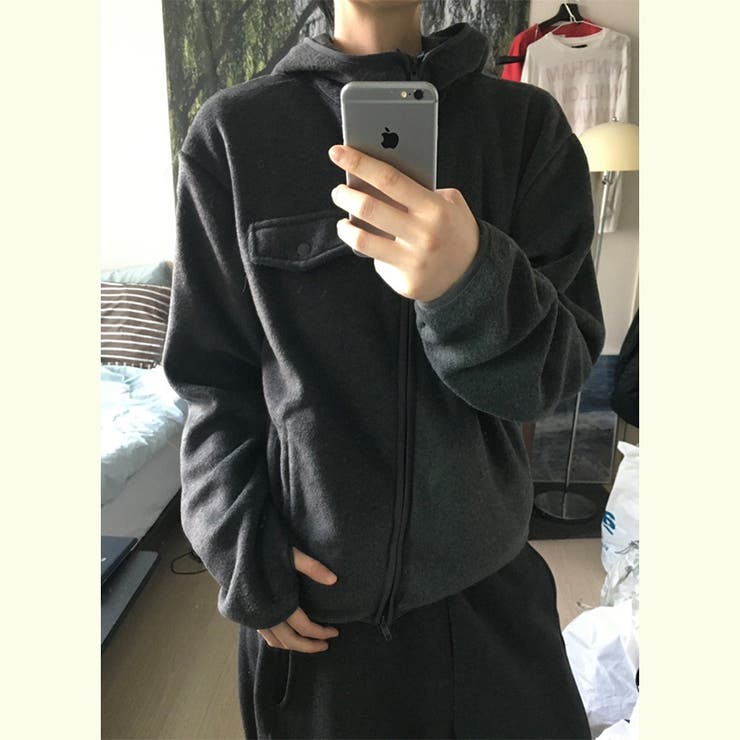 リラックスコレクター☆ボアフリース フード付き ショート丈アウター | 17kg | 詳細画像56 