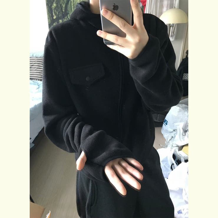 リラックスコレクター☆ボアフリース フード付き ショート丈アウター | 17kg | 詳細画像57 