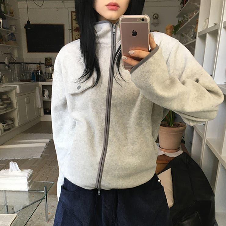 リラックスコレクター☆ボアフリース フード付き ショート丈アウター | 17kg | 詳細画像8 