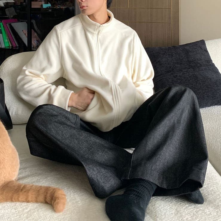 ユニセックス☆フリースジャケット裏起毛 保温 ダブルフェイス | 17kg | 詳細画像16 