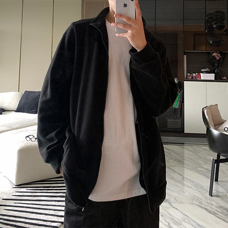 ブラック-man | ユニセックス☆フリースジャケット裏起毛 保温 ダブルフェイス | 17kg