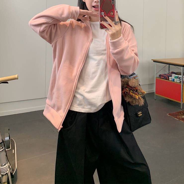 ユニセックス☆フリースジャケット裏起毛 保温 ダブルフェイス | 17kg | 詳細画像45 