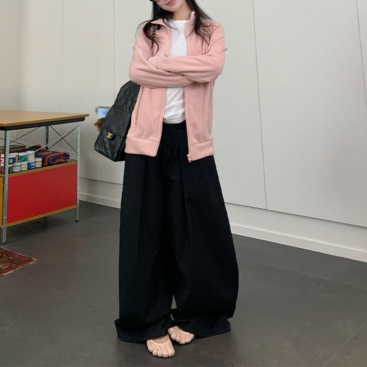 ユニセックス☆フリースジャケット裏起毛 保温 ダブルフェイス | 17kg | 詳細画像46 