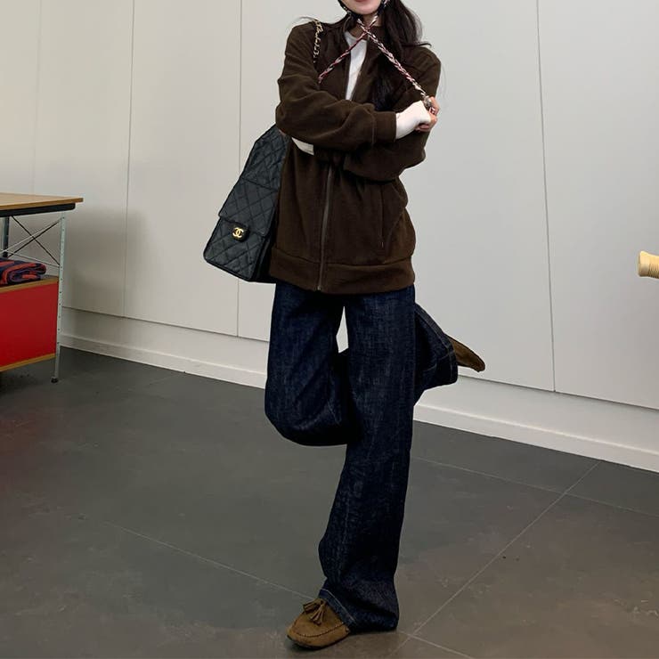 ユニセックス☆フリースジャケット裏起毛 保温 ダブルフェイス | 17kg | 詳細画像6 