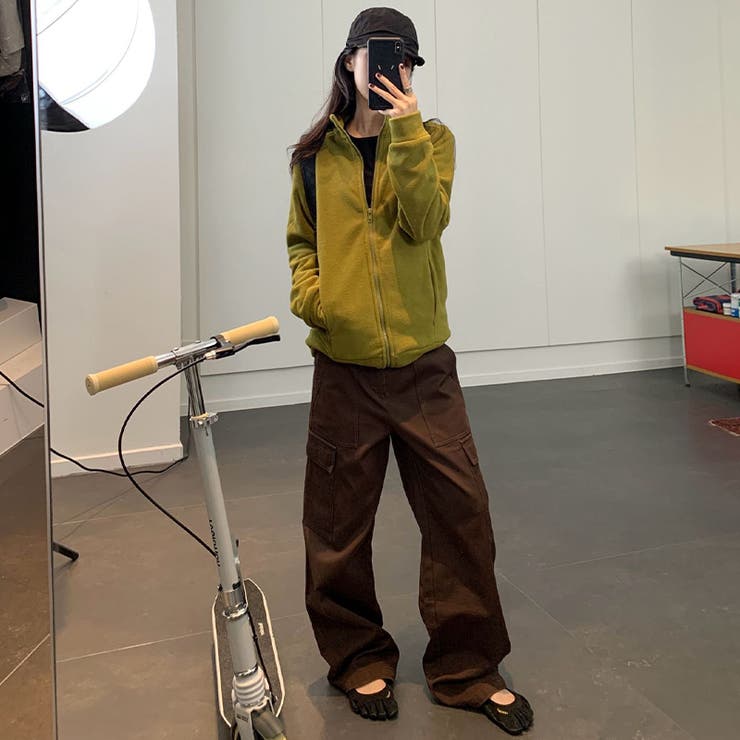 ユニセックス☆フリースジャケット裏起毛 保温 ダブルフェイス | 17kg | 詳細画像52 