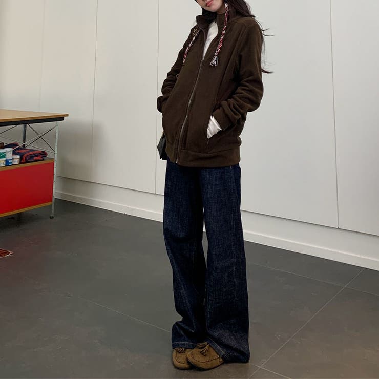 ユニセックス☆フリースジャケット裏起毛 保温 ダブルフェイス | 17kg | 詳細画像7 