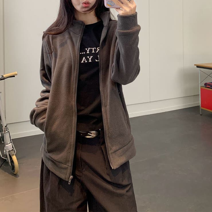 ユニセックス☆フリースジャケット裏起毛 保温 ダブルフェイス | 17kg | 詳細画像57 