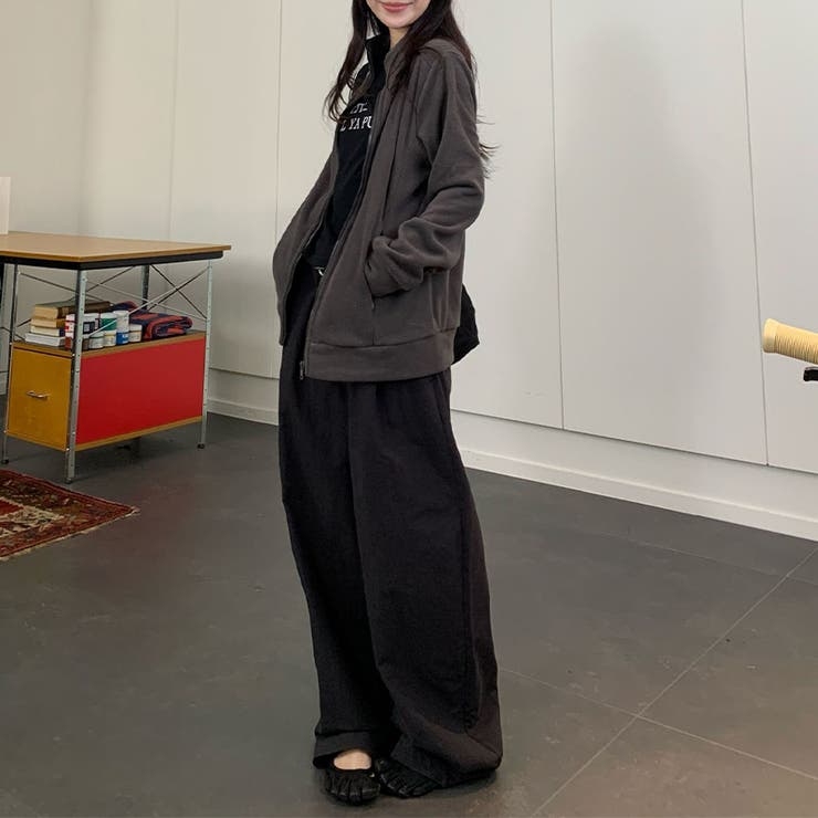 ユニセックス☆フリースジャケット裏起毛 保温 ダブルフェイス | 17kg | 詳細画像62 