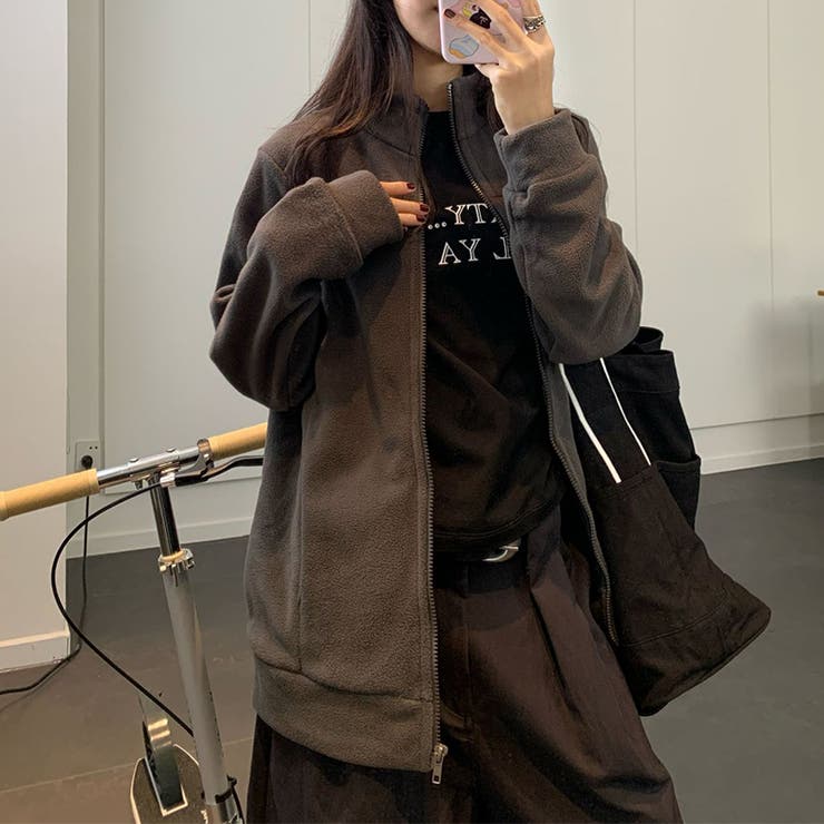 ユニセックス☆フリースジャケット裏起毛 保温 ダブルフェイス | 17kg | 詳細画像63 