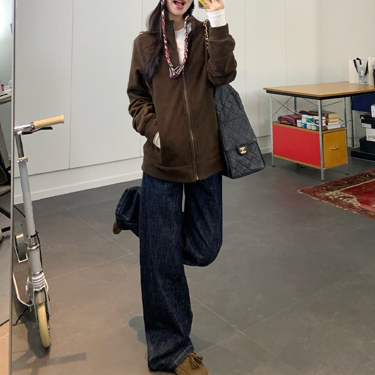 ユニセックス☆フリースジャケット裏起毛 保温 ダブルフェイス | 17kg | 詳細画像66 