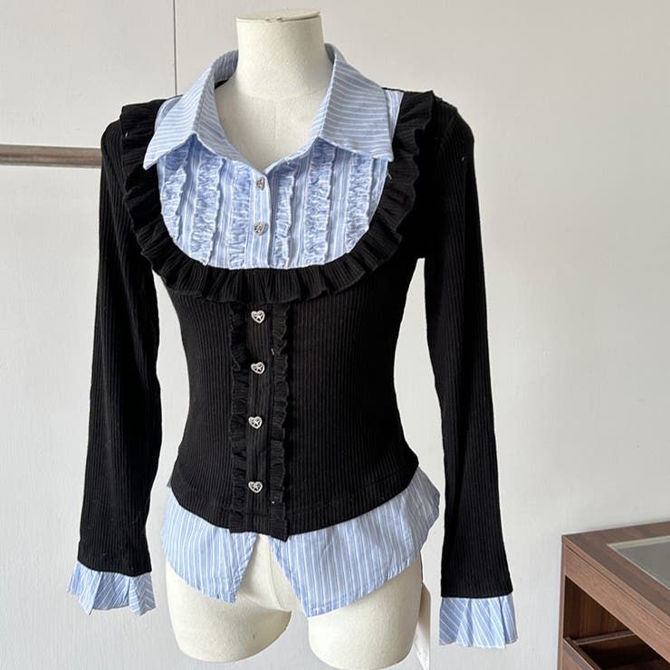 ブラック | ミレニアル学園風 レトロガール風 襟付き | 17kg