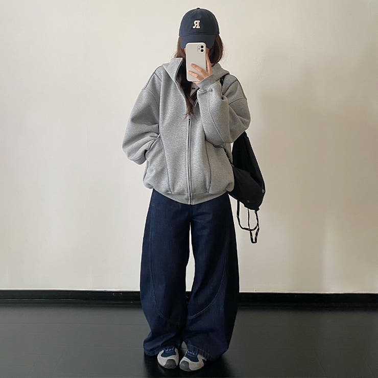 気負わず快適☆立体メッシュ フード付き ジップアップ パーカー ペア対応 | 17kg | 詳細画像13 