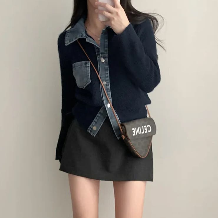 気負わず快適☆切替デニムニットジャケット | 17kg | 詳細画像8 