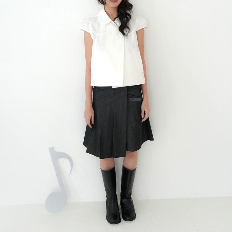 ミレニアル学園風☆ダブルボタン パフスリーブシャツ | 17kg | 詳細画像6 