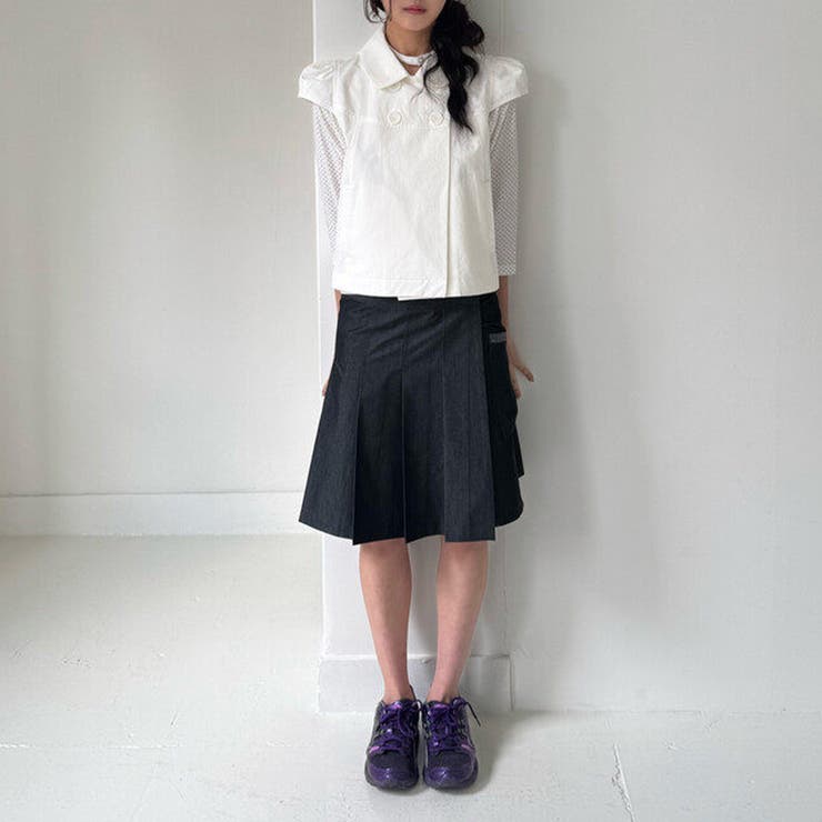 ミレニアル学園風☆ダブルボタン パフスリーブシャツ | 17kg | 詳細画像8 