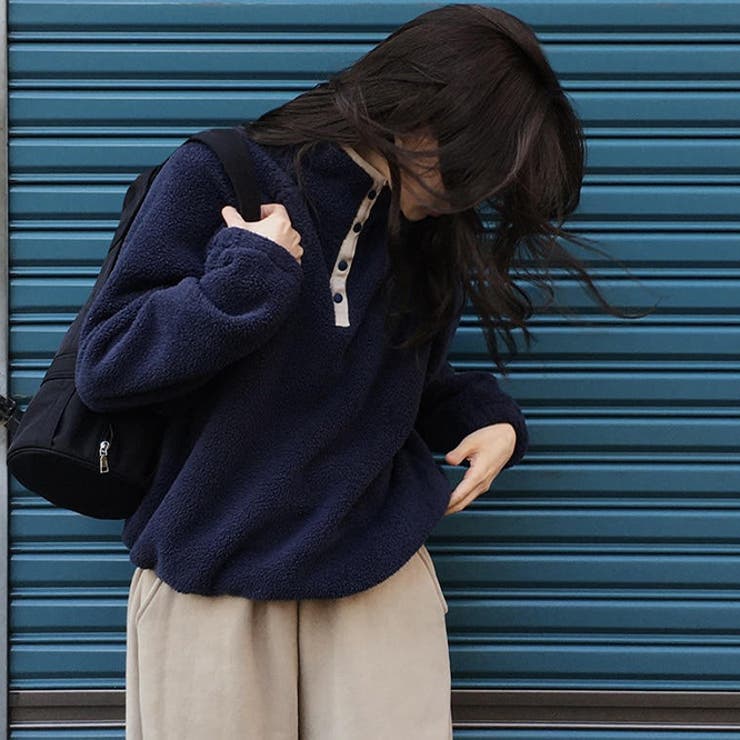気負わず快適☆配色切替 ボアスウェット | 17kg | 詳細画像22 