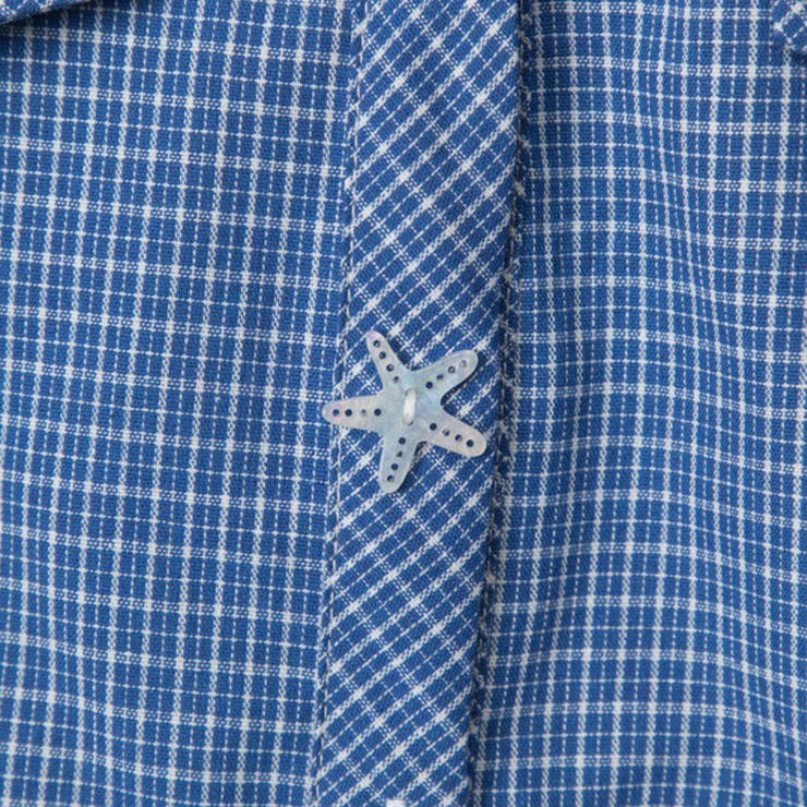 甘辛系ガールズ☆スリムフィット・ウエストシェイプチェック柄 半袖シャツ | 17kg | 詳細画像7 