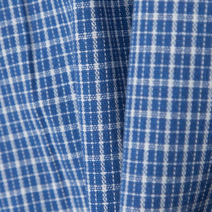 甘辛系ガールズ☆スリムフィット・ウエストシェイプチェック柄 半袖シャツ | 17kg | 詳細画像11 