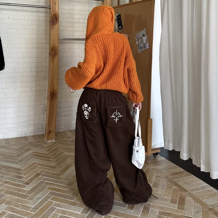 甘辛系ガールズ☆ファー・ベルト付き カジュアルスウェットパンツ | 17kg | 詳細画像11 