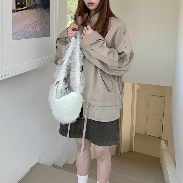 気負わず快適 ドローストリングスタンドカラー ジャケットルーズフィット | 17kg | 詳細画像13 