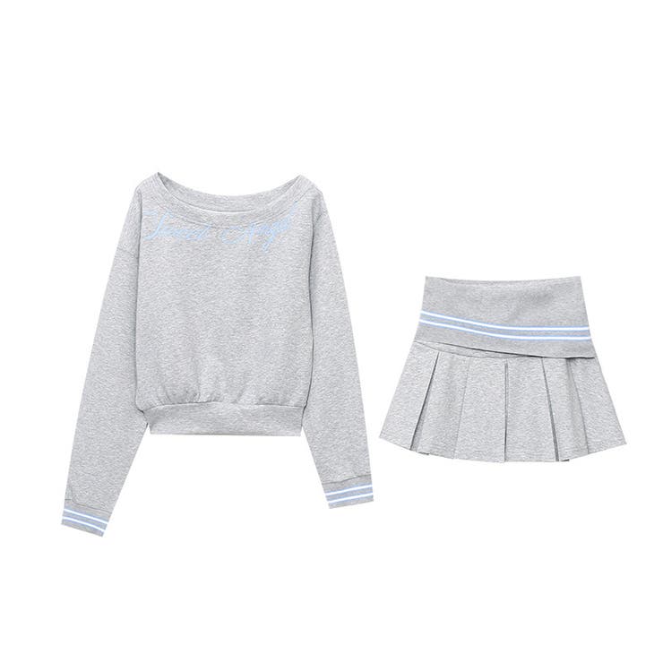 ミレニアル学園風 【春】ルーズワンショルダー ロゴスウェット | 17kg | 詳細画像4 