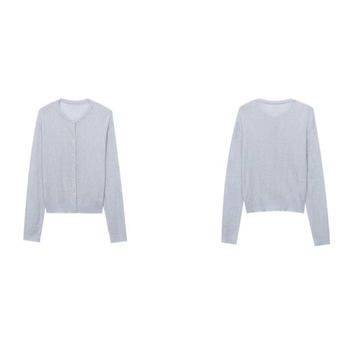 気負わず快適☆【春】ウール混 素材感ニットカーディガン | 17kg | 詳細画像8 