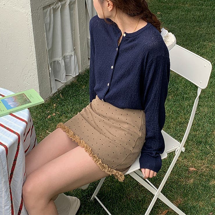 気負わず快適☆【春】ウール混 素材感ニットカーディガン | 17kg | 詳細画像16 