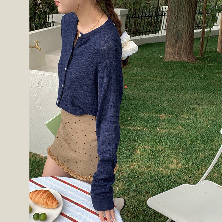 気負わず快適☆【春】ウール混 素材感ニットカーディガン | 17kg | 詳細画像18 