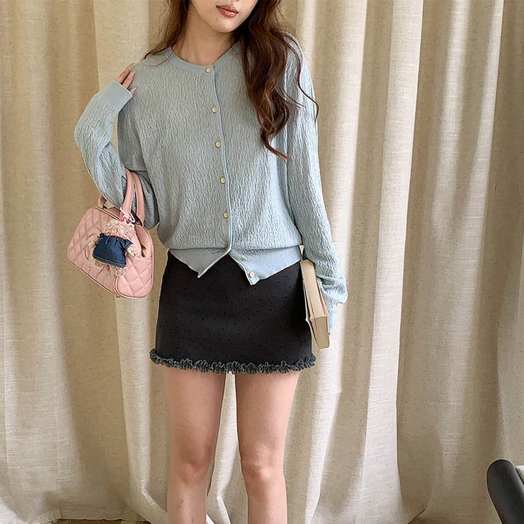 気負わず快適☆【春】ウール混 素材感ニットカーディガン | 17kg | 詳細画像26 