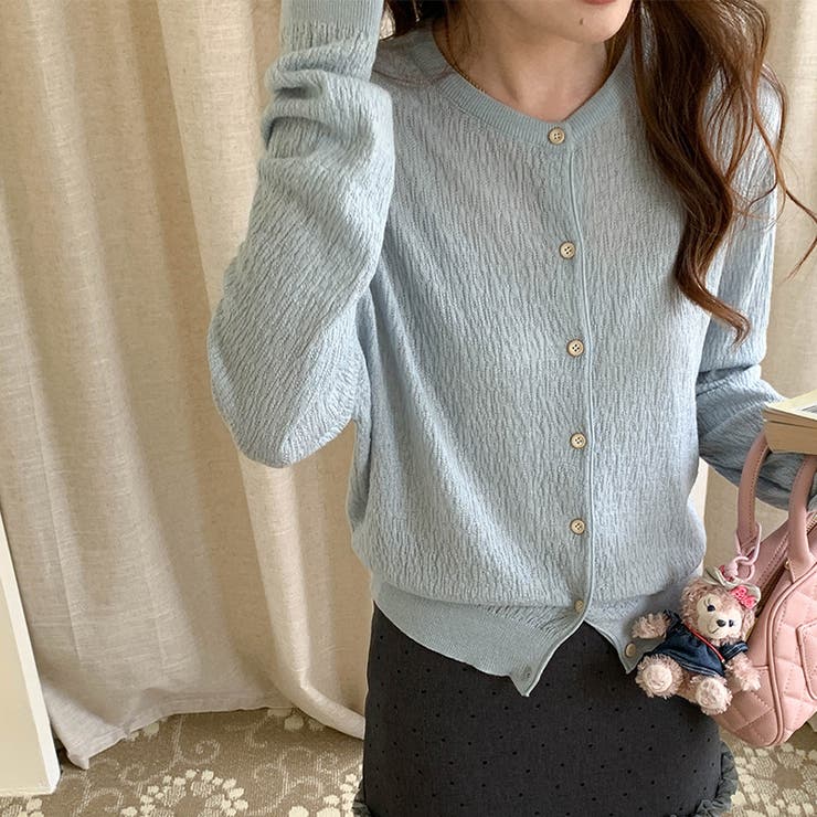 気負わず快適☆【春】ウール混 素材感ニットカーディガン | 17kg | 詳細画像30 