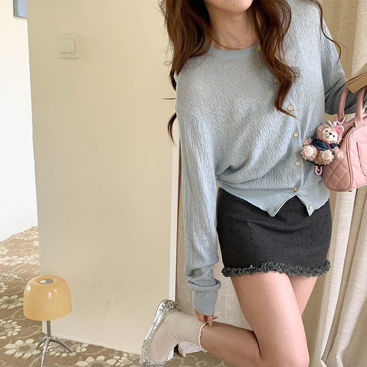 気負わず快適☆【春】ウール混 素材感ニットカーディガン | 17kg | 詳細画像31 