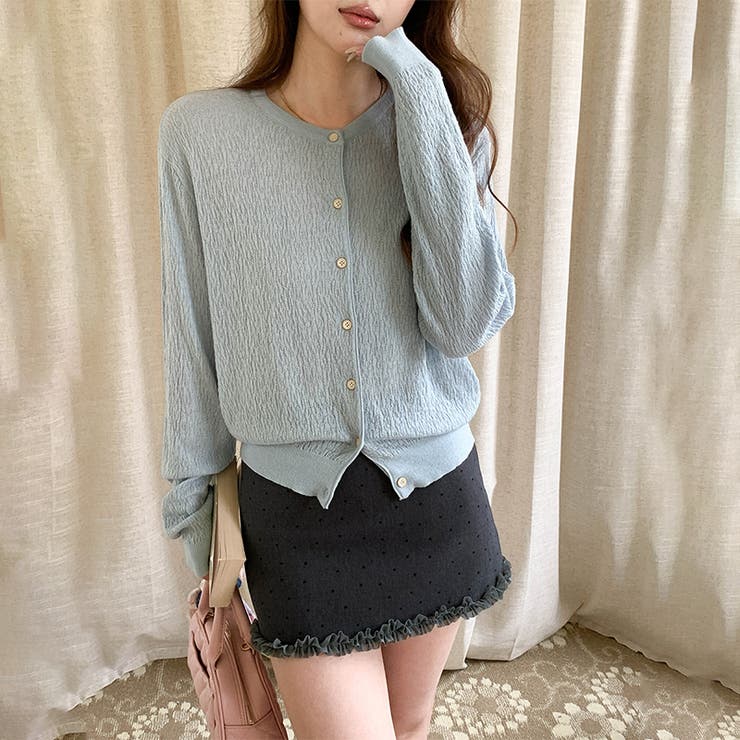 気負わず快適☆【春】ウール混 素材感ニットカーディガン | 17kg | 詳細画像32 