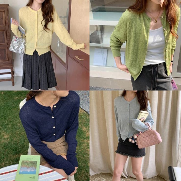 気負わず快適☆【春】ウール混 素材感ニットカーディガン | 17kg | 詳細画像33 