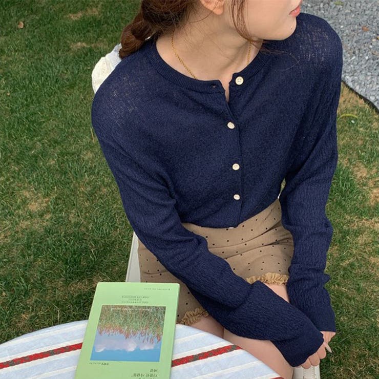 気負わず快適☆【春】ウール混 素材感ニットカーディガン | 17kg | 詳細画像7 