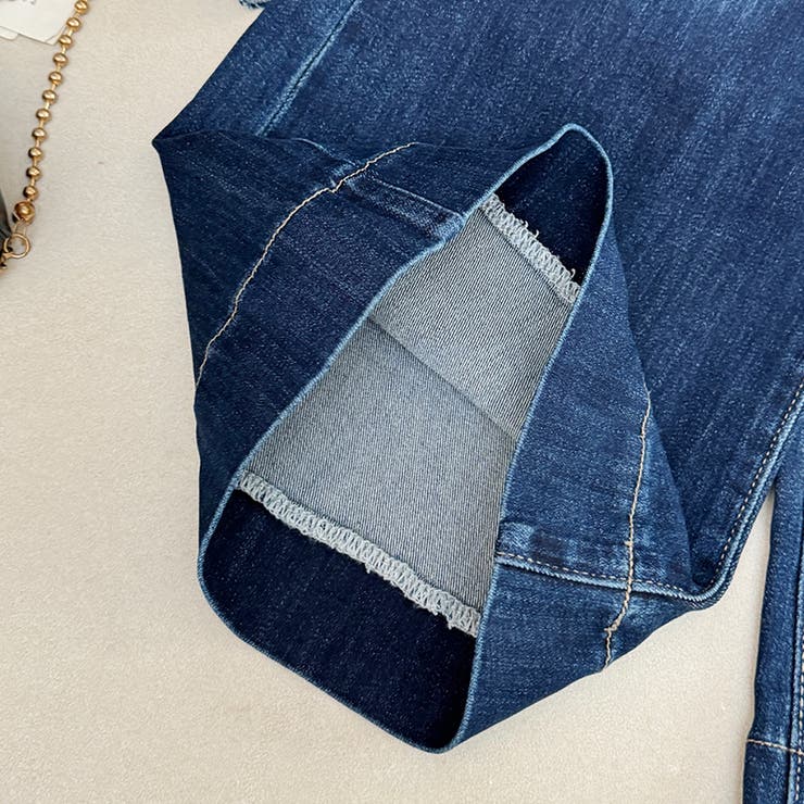 今季トレンド☆【春】フェイクレイヤードスカート風デニムパンツ | 17kg | 詳細画像16 