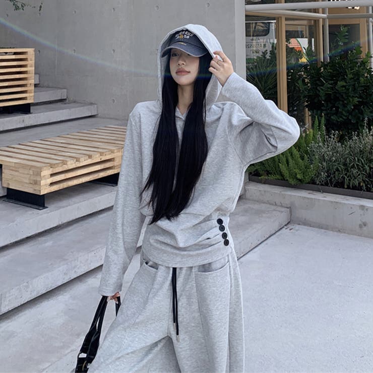 スウェット | 気負わず快適 【春】ライトグレー フード付き | 17kg