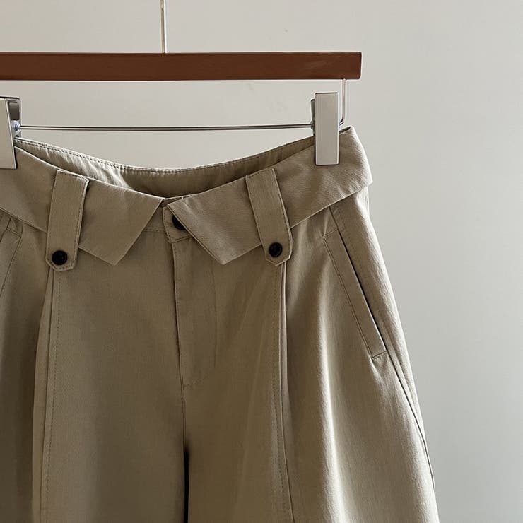 【秋】ドレープワイドパンツ レディース ハイウエスト ロング丈 | 17kg | 詳細画像28 