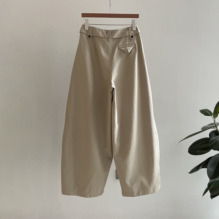 【秋】ドレープワイドパンツ レディース ハイウエスト ロング丈 | 17kg | 詳細画像33 