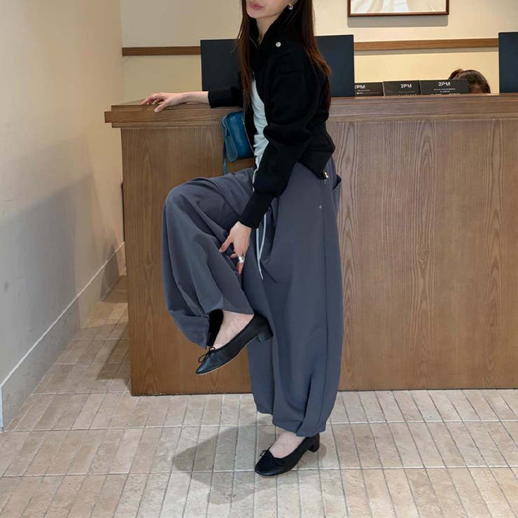 【秋冬】ナポレオンデザイン スタンドカラーウエストシェイプジャケット | 17kg | 詳細画像6 
