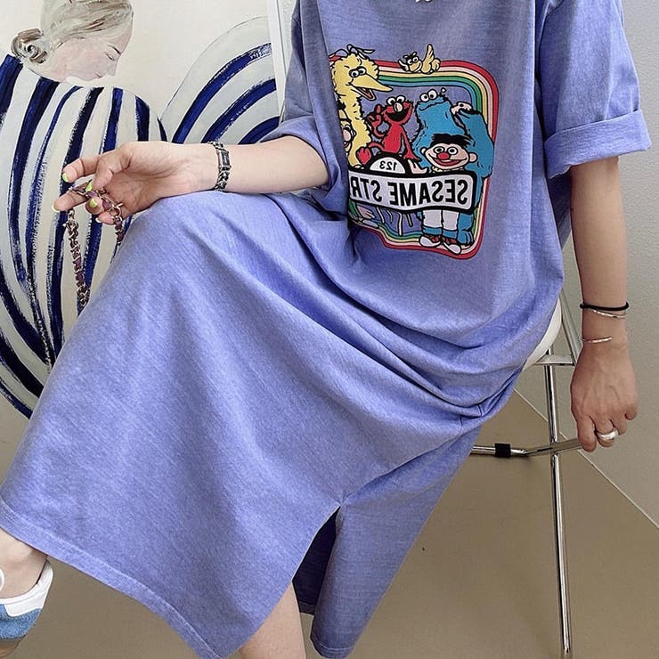 【SHOPLIST限定】カートゥーンプリントのニットワンピース | 17kg | 詳細画像10 