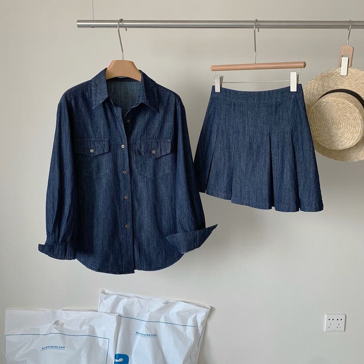 韓国風の体のラインを強調する長袖シャツと、ショートスカート | 17kg | 詳細画像3 