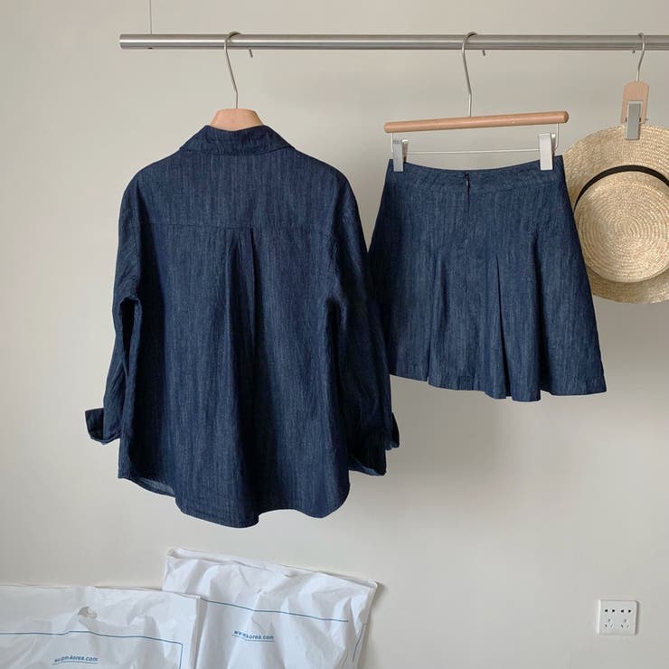 韓国風の体のラインを強調する長袖シャツと、ショートスカート | 17kg | 詳細画像4 