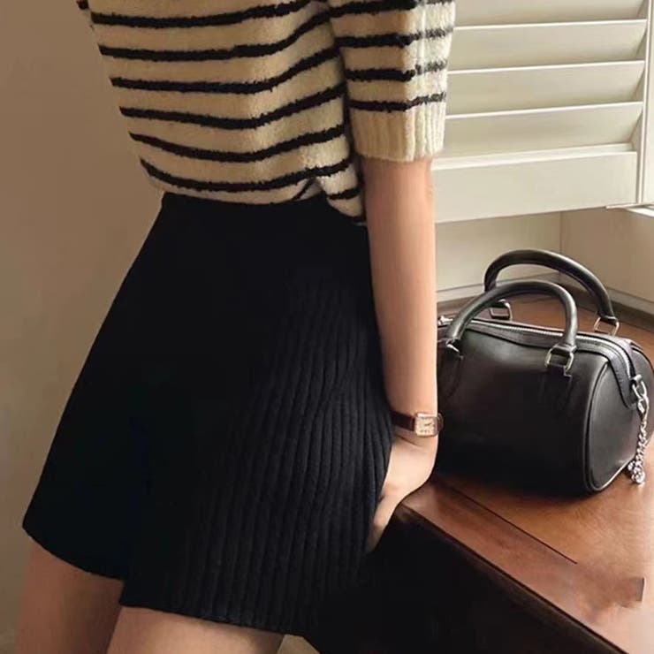 DIANTE ♡ ニットショートパンツ サイドリボンニットショートパンツ /Side Ribbon Knit Short